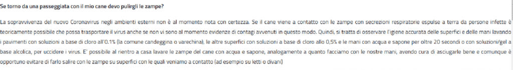 Mai usare la candeggina per pulire le zampe di cani e gatti!