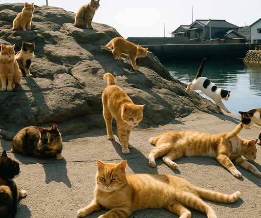 isola tashirojima gatti